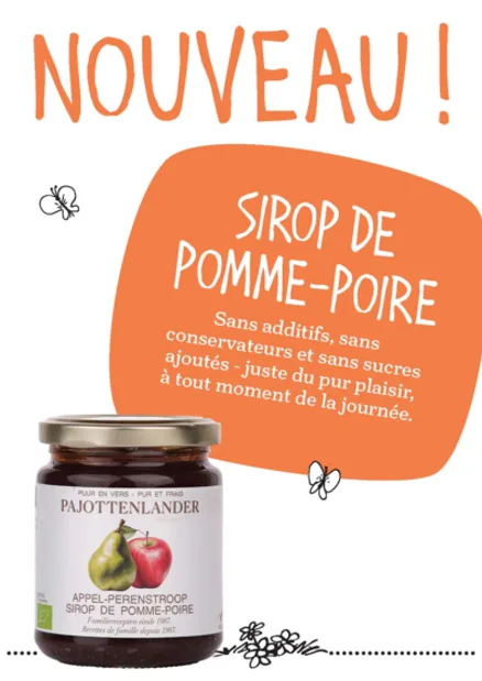 🍎 Sirop pomme-poire : le concentré de fruit pur ! 