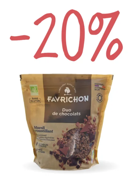 🥣 Muesli Favrichon : le duo de chocolats irrésistible !