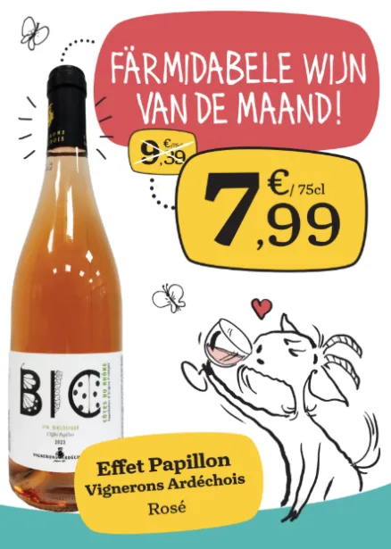 🍷 Effet Papillon: frisse rosé met een vleugje Mistral!