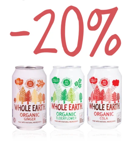 🥤 Whole Earth : le pétillant qui fait du bien !