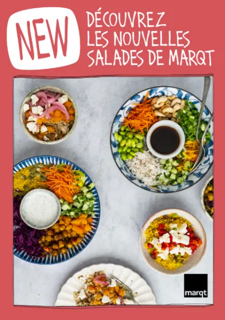 ✨ New : les nouvelles salades Marqt !