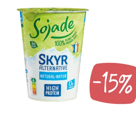 Sojade: de ultra-eiwitrijke plantaardige skyr!