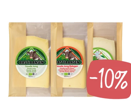 🧀 Bastiaansen: bio kaas in handige sneetjes!
