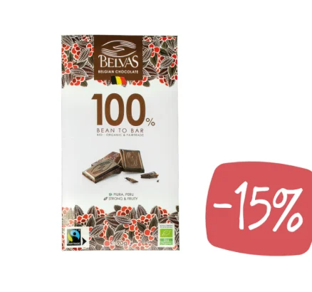 🍫 Belvas : l'intensité brute du chocolat noir 100 % !