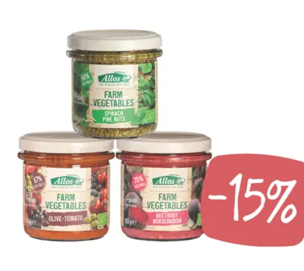 🌿 Les tartinables Farm Vegetables Allos !