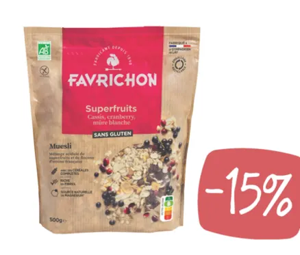 🥣 Favrichon : des mueslis bio ultra-croustillants !