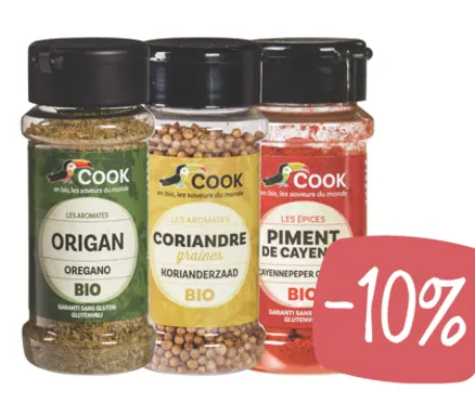 🌿 Cook : réveillez vos plats avec des épices bio !