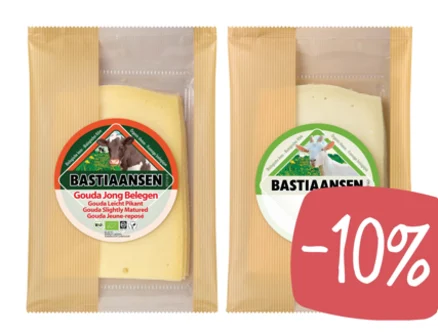 🧀 Bastiaansen : le fromage bio en tranches prêts à savourer !