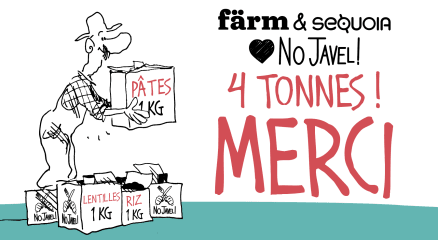 4 tonnes pour No JAVEL! 