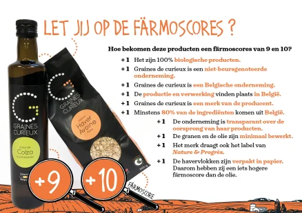 Graines de Curieux - oliën - granen