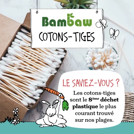 Les cotons-tiges Bambaw font la différence, comment ? 🤔