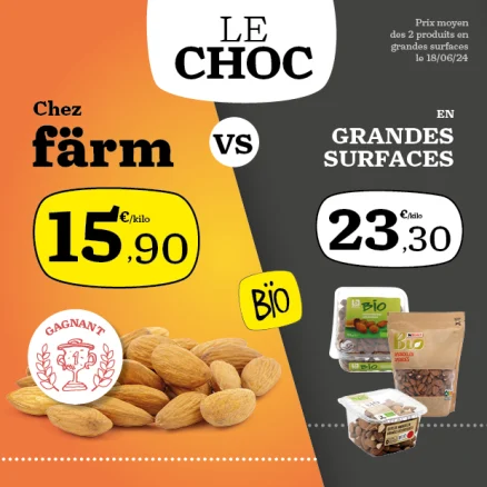 Chez Färm c'est Bio, en vrac et moins cher !