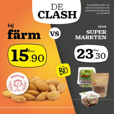 Bij Färm is het Bio, in bulk en goedkoper!